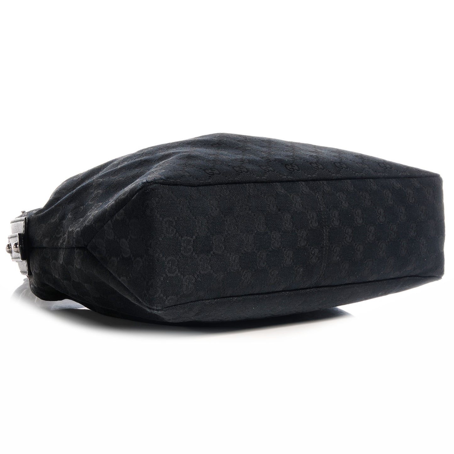 Monogram Medium Horsebit Chain Hobo Black