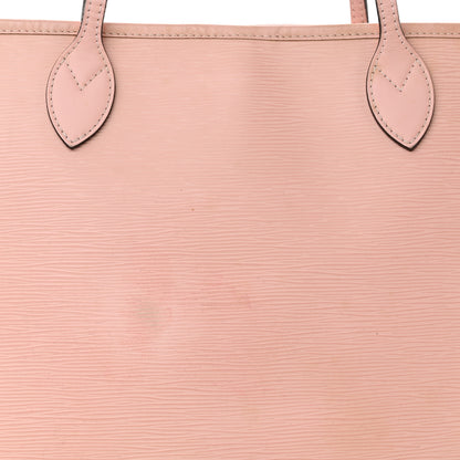 Louis Vuitton Epi Neverfull MM Rose Ballerine 7 of 21