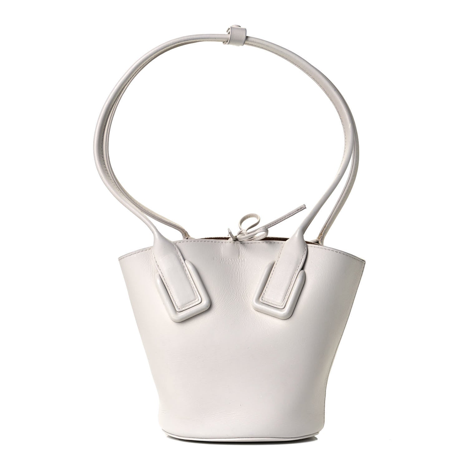 Bottega Veneta Calfskin Small Basket Tote White 1 of 14