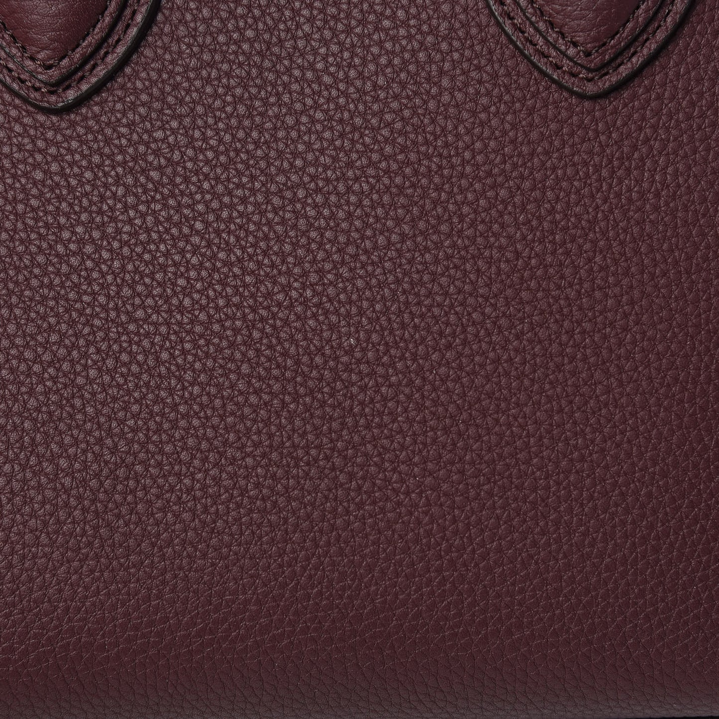 Drummed Calfskin Nano Luggage Dark Wine