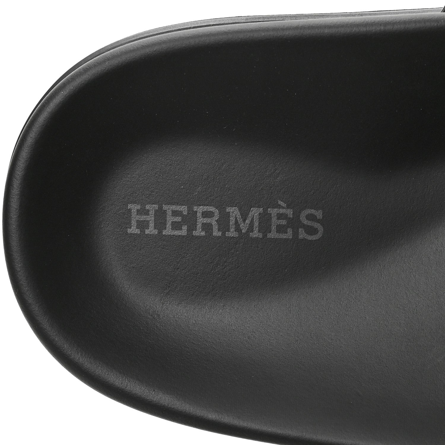 Hermes Calfskin Womens Chypre Sandals 38 Black 9 of 10