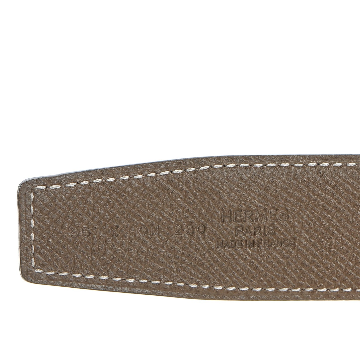 Epsom Swift 32mm Quizz H Belt 95 Etoupe Black