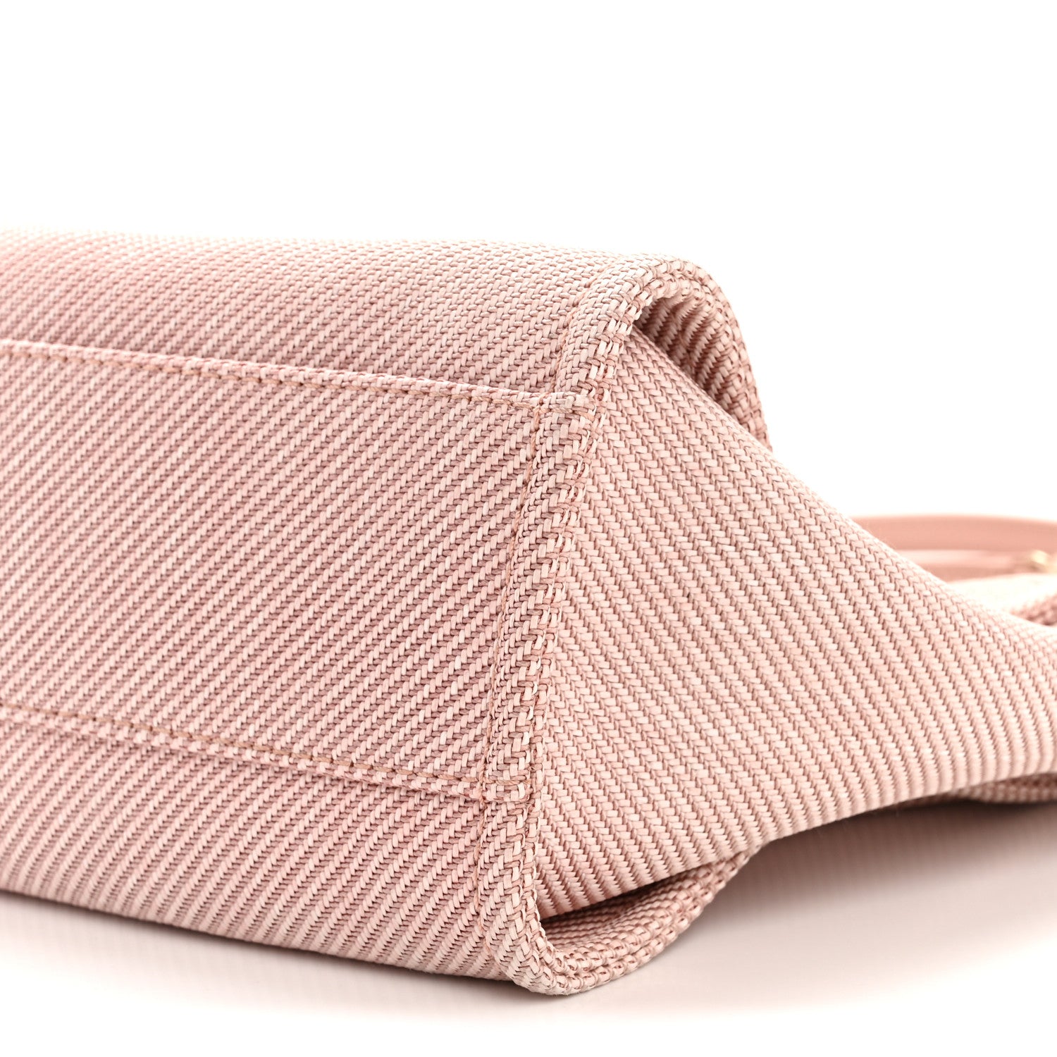 Chanel Mixed Fibers Calfskin Small Deauville Tote Rose Pink 10 of 12