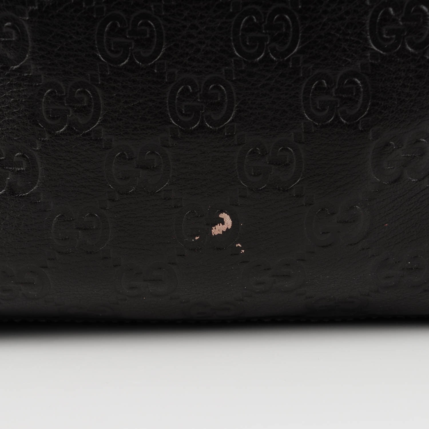 Gucci Guccissima Medium Classic Backpack Dark Brown 9 of 9