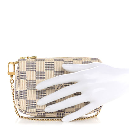 Louis Vuitton Damier Azur Mini Pochette Accessories 2 of 7