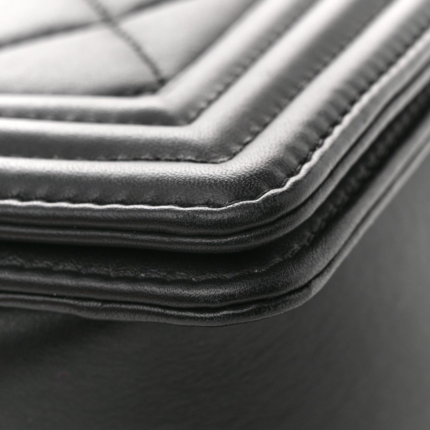 Chanel Lambskin Quilted Large Boy Flap Black 11 of 14