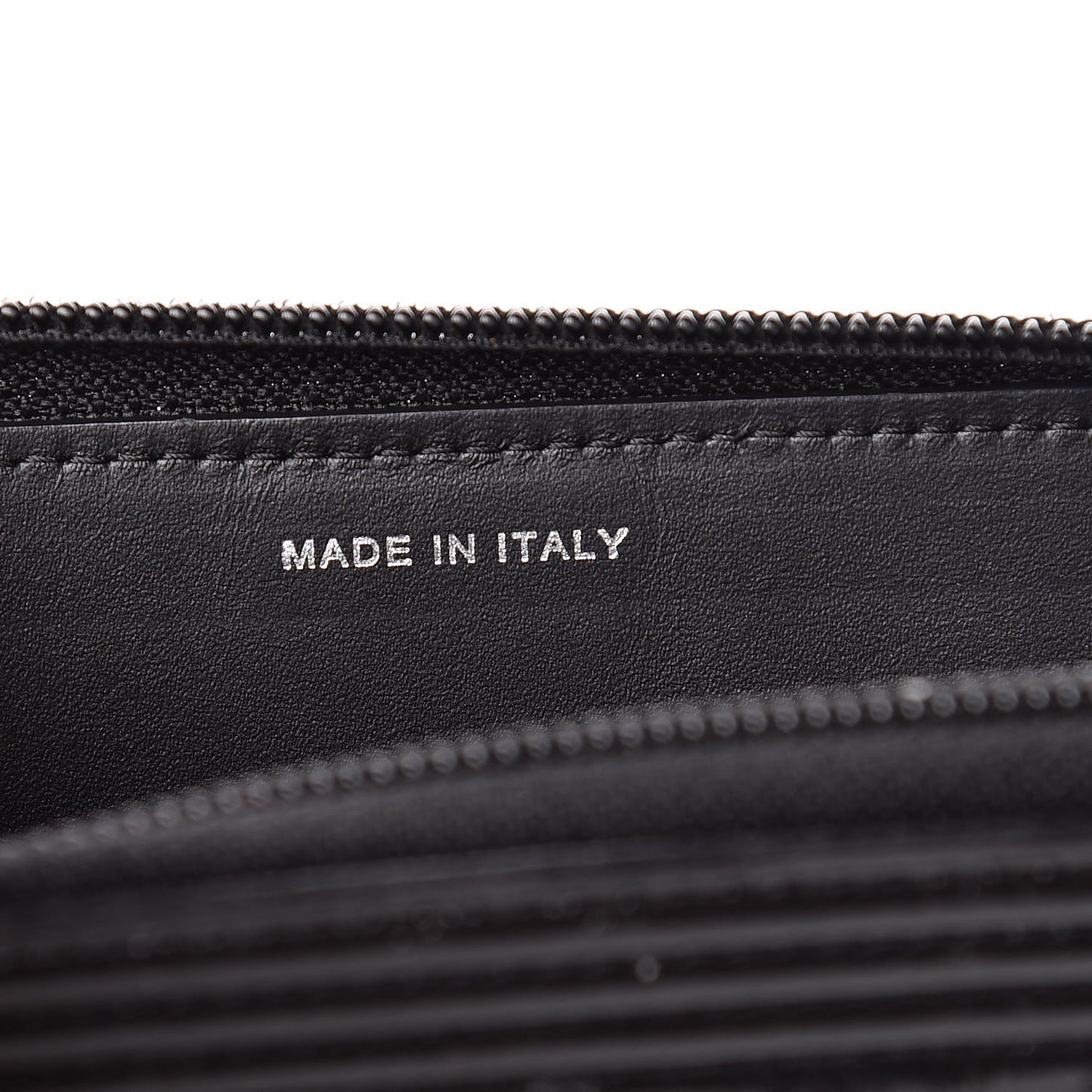 Distressed Patent Quilted Small Boy Zip Around Wallet Black