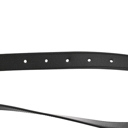 Gucci Calfskin Pearl Double G 20mm Belt 90 36 Black Cream 3 of 5