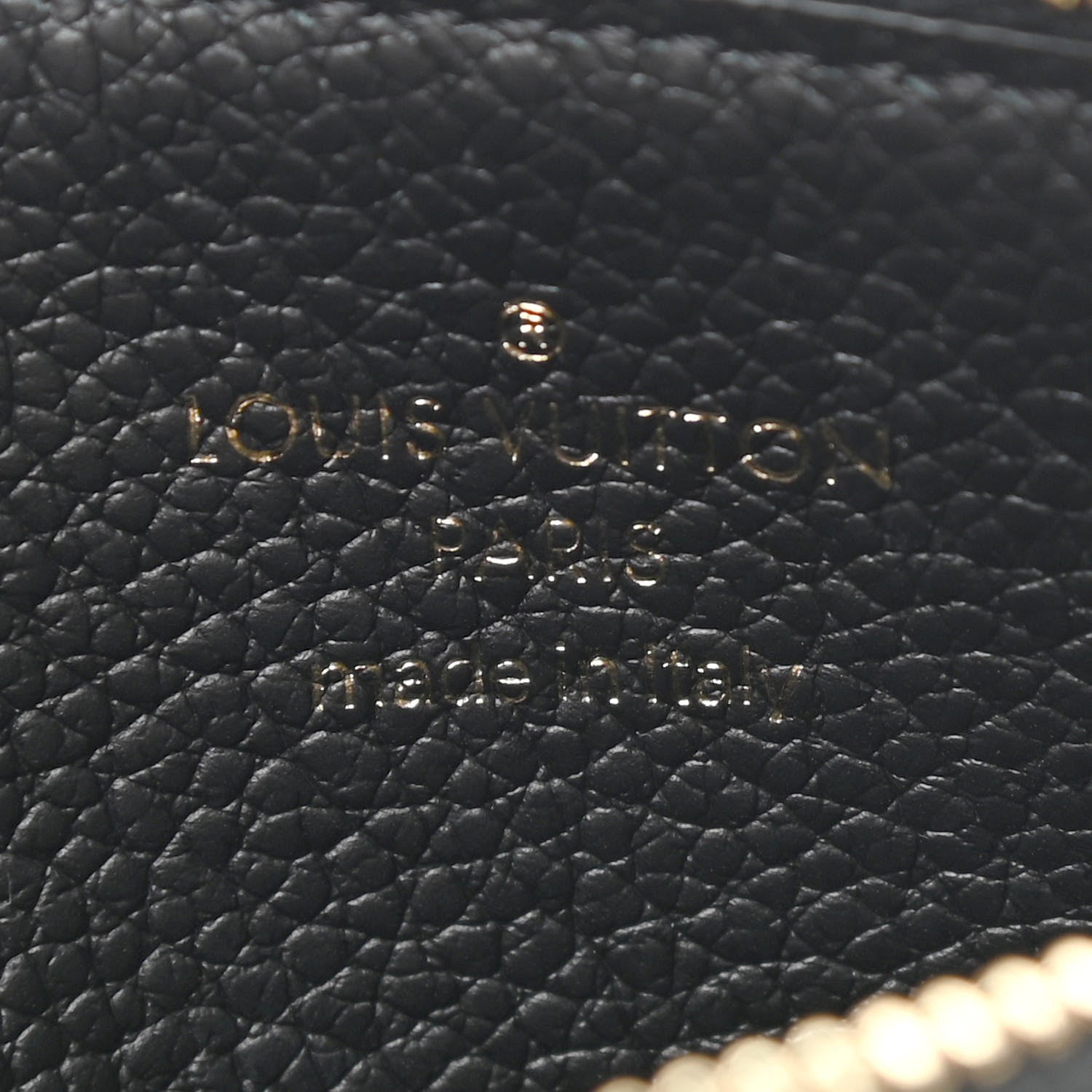 Louis Vuitton Empreinte Zipper Card Holder Black 6 of 6