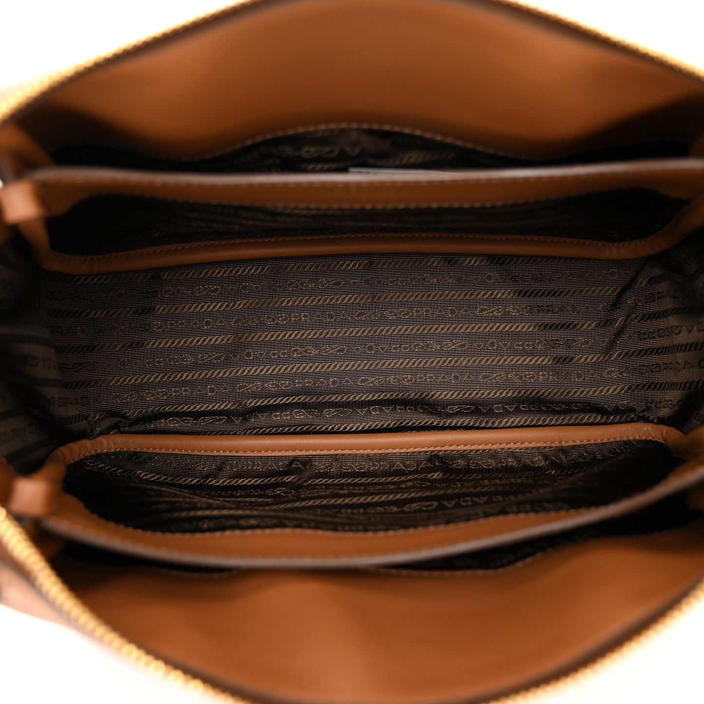 Calfskin Medium Shoulder Bag Caramel