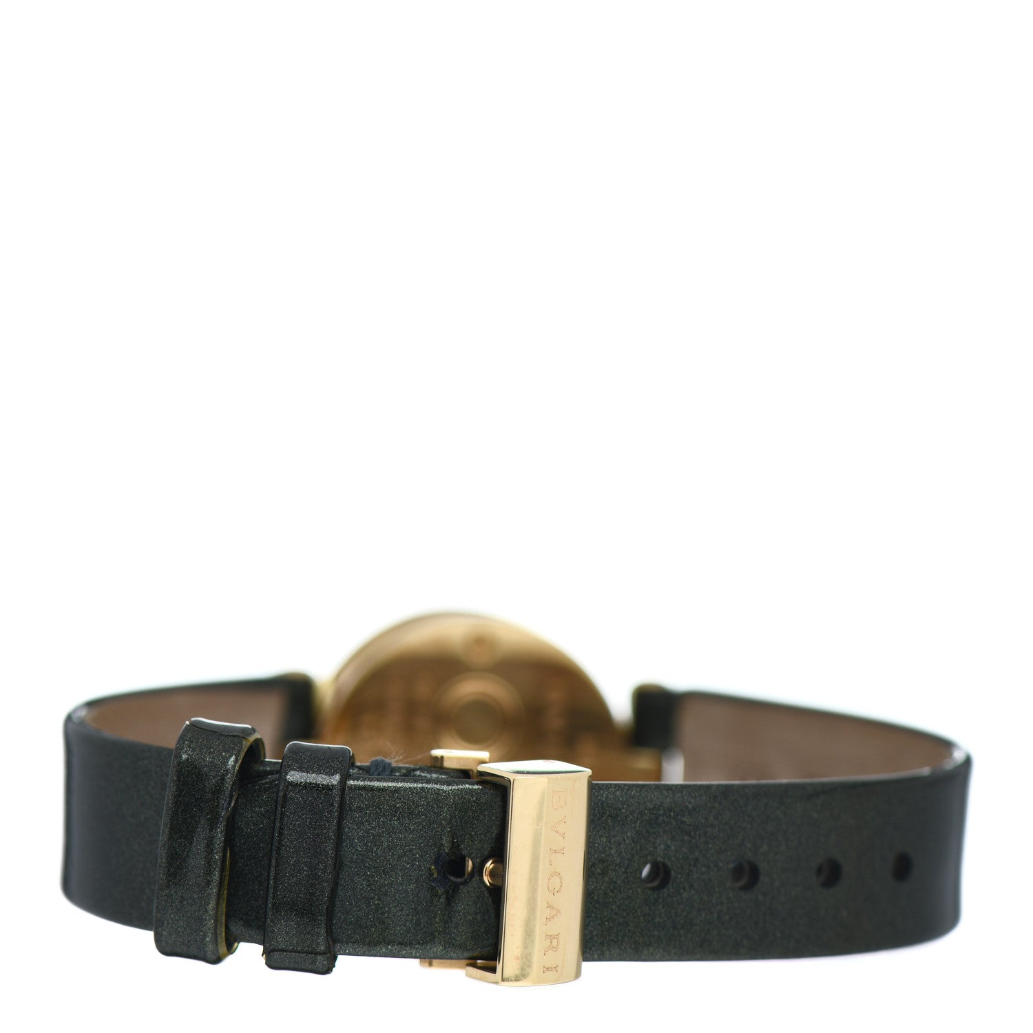 Bulgari 18K Yellow Gold Calfskin 22mm B.Zero1 Quartz Watch Black 3 of 5
