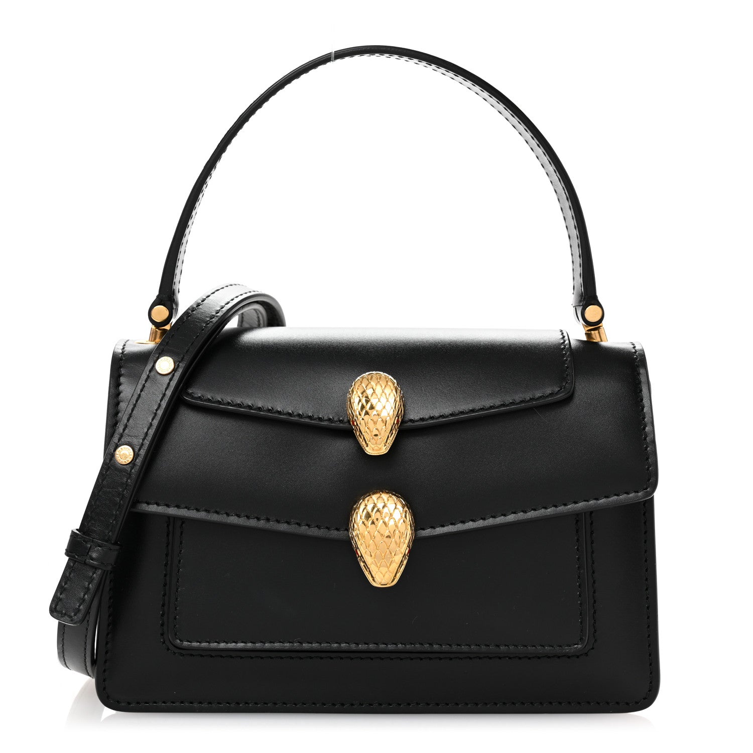 Bulgari X ALEXANDER WANG Calfskin Serpenti Forever Belt Bag Black 1 of 9