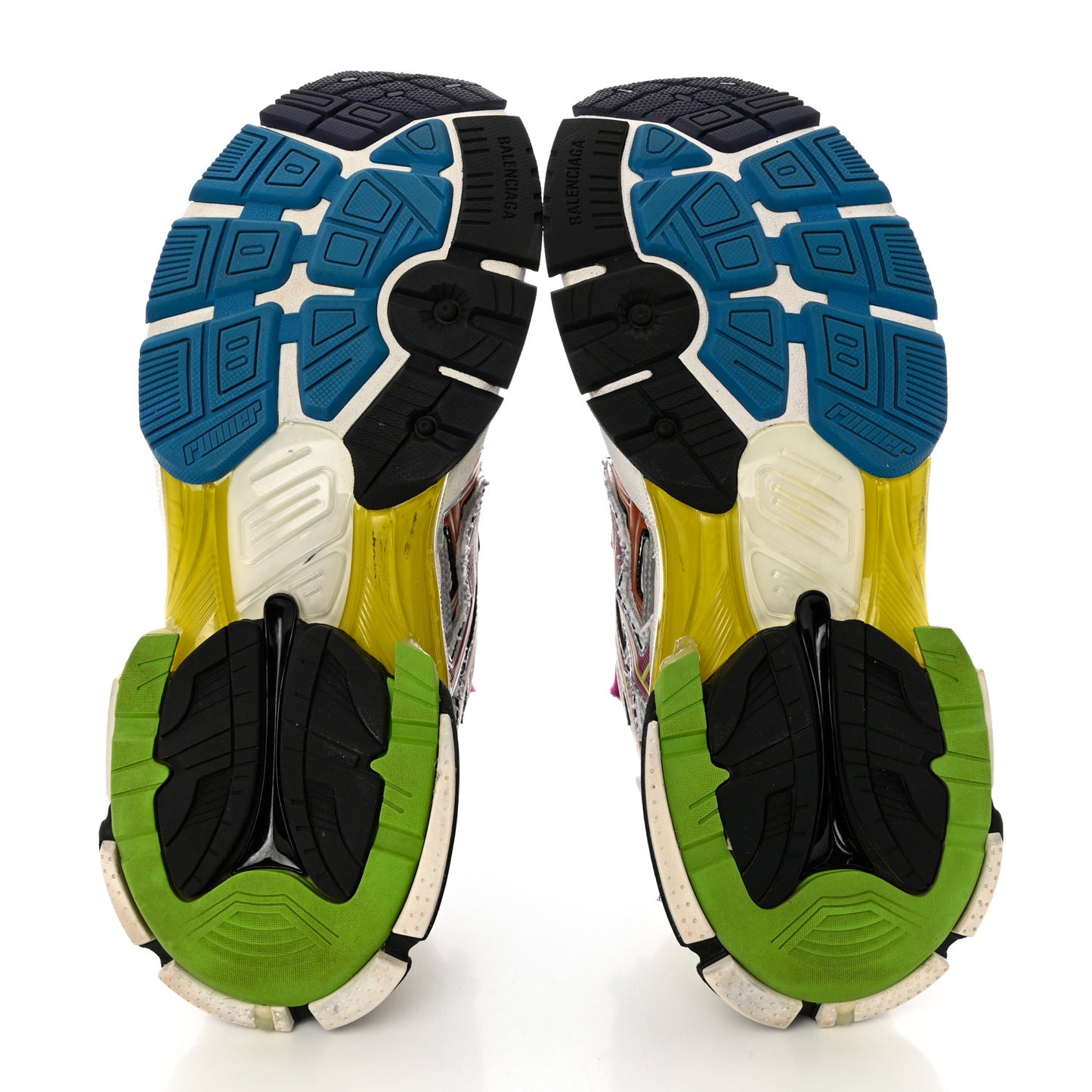 Mesh Rubber Mens Runner Sneakers 41 Multicolor