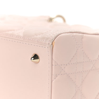 Christian Dior Lambskin Cannage Medium Lady Dior Light Pink 11 of 19