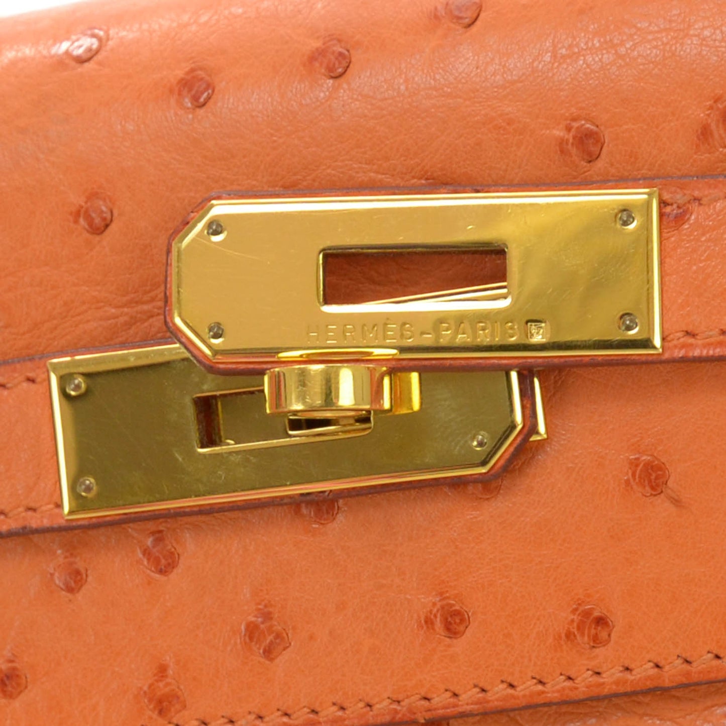 Ostrich Kelly 32 Orange