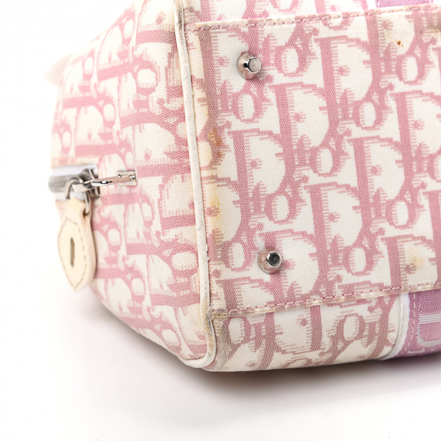 Christian Dior Monogram Girly Boston Pink 10 of 13
