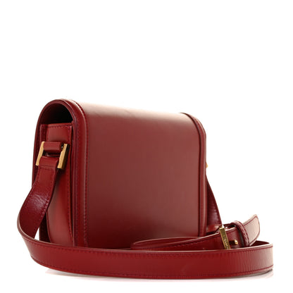 Saint Laurent Smooth Calfskin Small Solferino Satchel Rouge Opyum 3 of 8