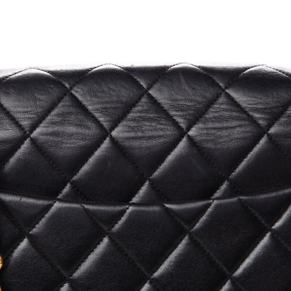 Chanel Lambskin Quilted Jumbo Single Flap Black 14 of 21