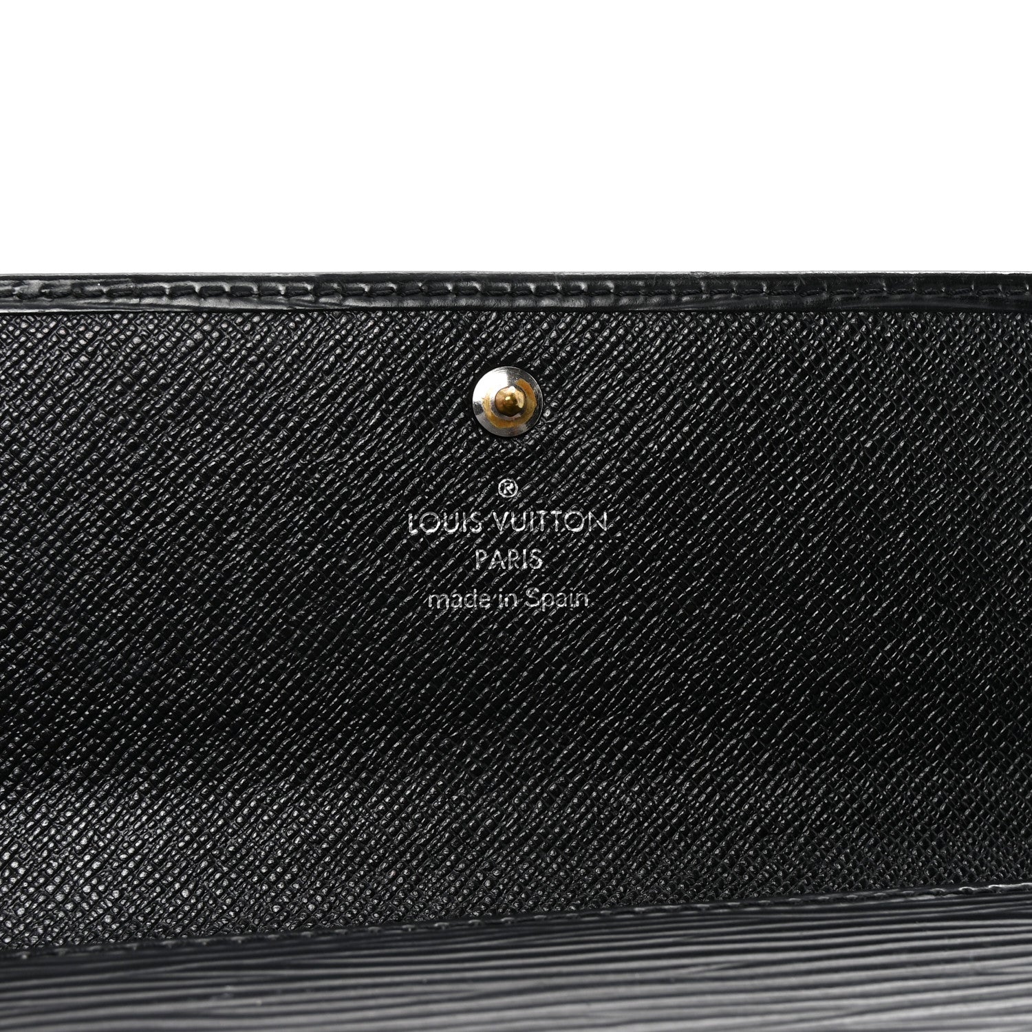Louis Vuitton Epi Porte Tresor International Wallet Black 6 of 6