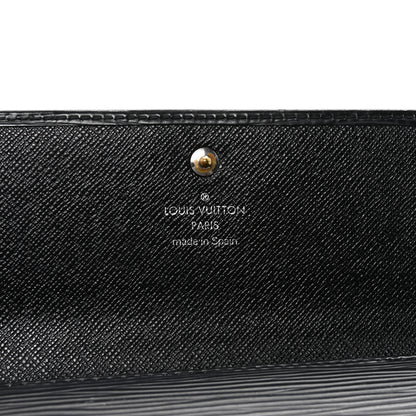 Louis Vuitton Epi Porte Tresor International Wallet Black 6 of 6