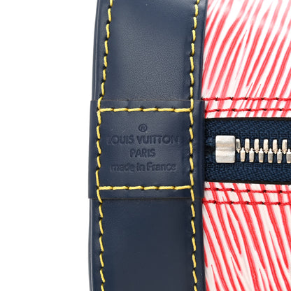 Louis Vuitton Epi Alma BB Denim Red 6 of 11