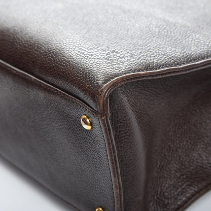 Chanel Caviar Shoulder Bag Brown 15 of 18