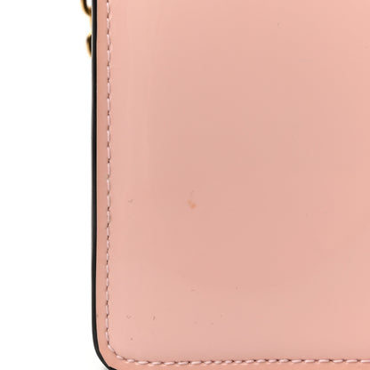 Louis Vuitton Patent Calfskin Monogram Cherrywood Chain Wallet Rose Ballerine 11 of 12