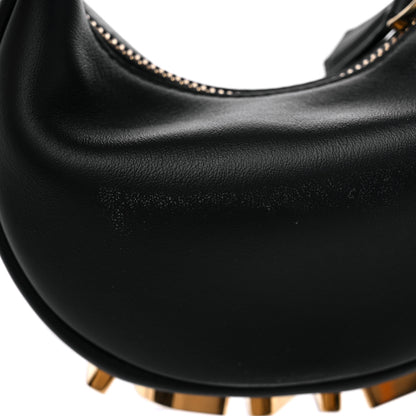 Fendi Vitello Grace Matte Nano Fendigraphy Hobo Charm Black 13 of 14
