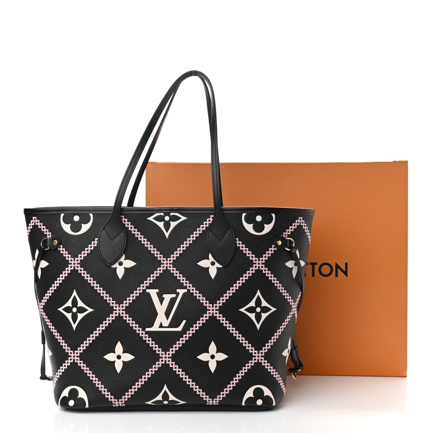 Louis Vuitton Empreinte Monogram Giant Broderies Neverfull MM Black 11 of 11