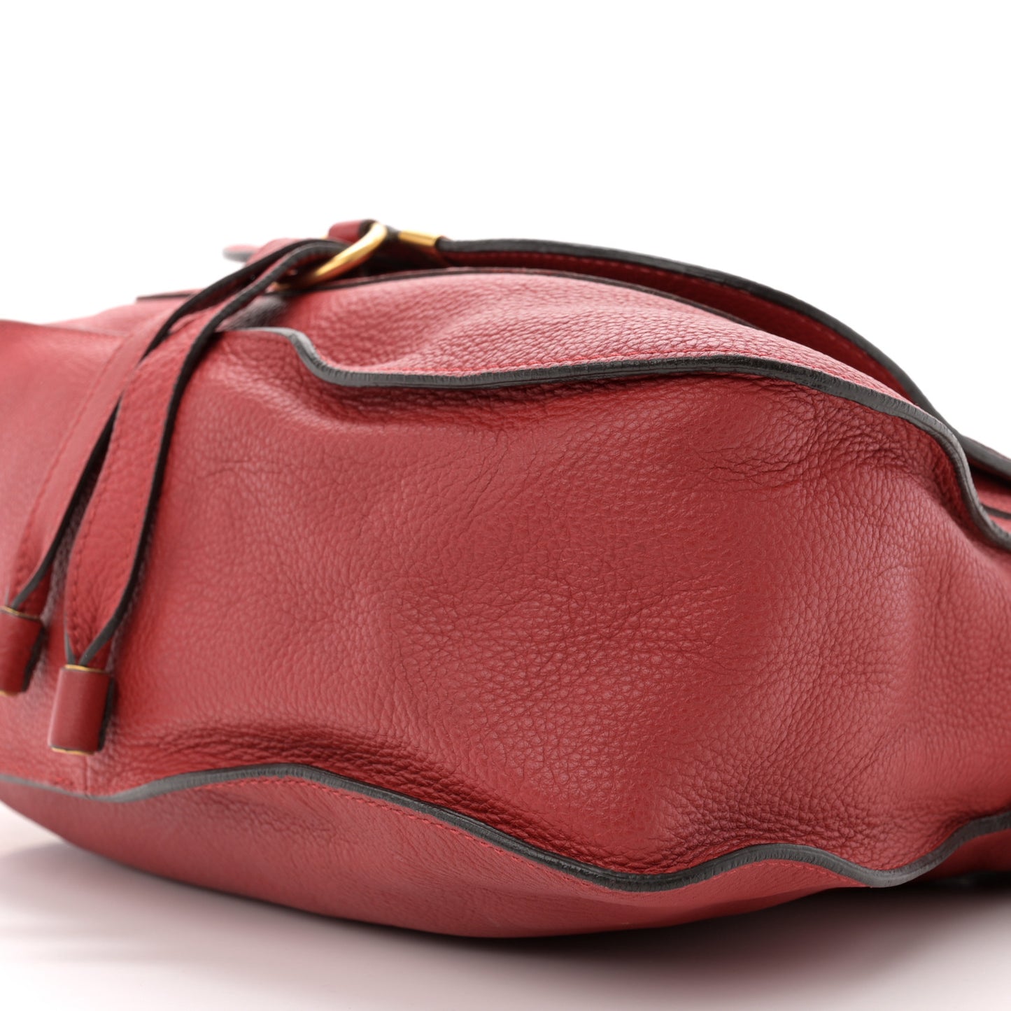 Calfskin Medium Marcie Satchel Red
