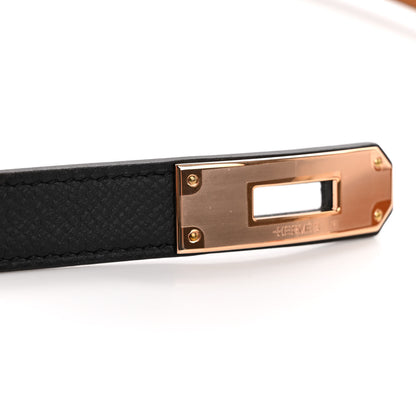 Hermes Epsom Kelly Belt Black 4 of 5