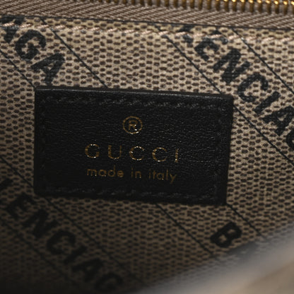 Balenciaga X GUCCI GG Supreme Monogram Small Hourglass Top Handle Bag Beige Ebony 6 of 10