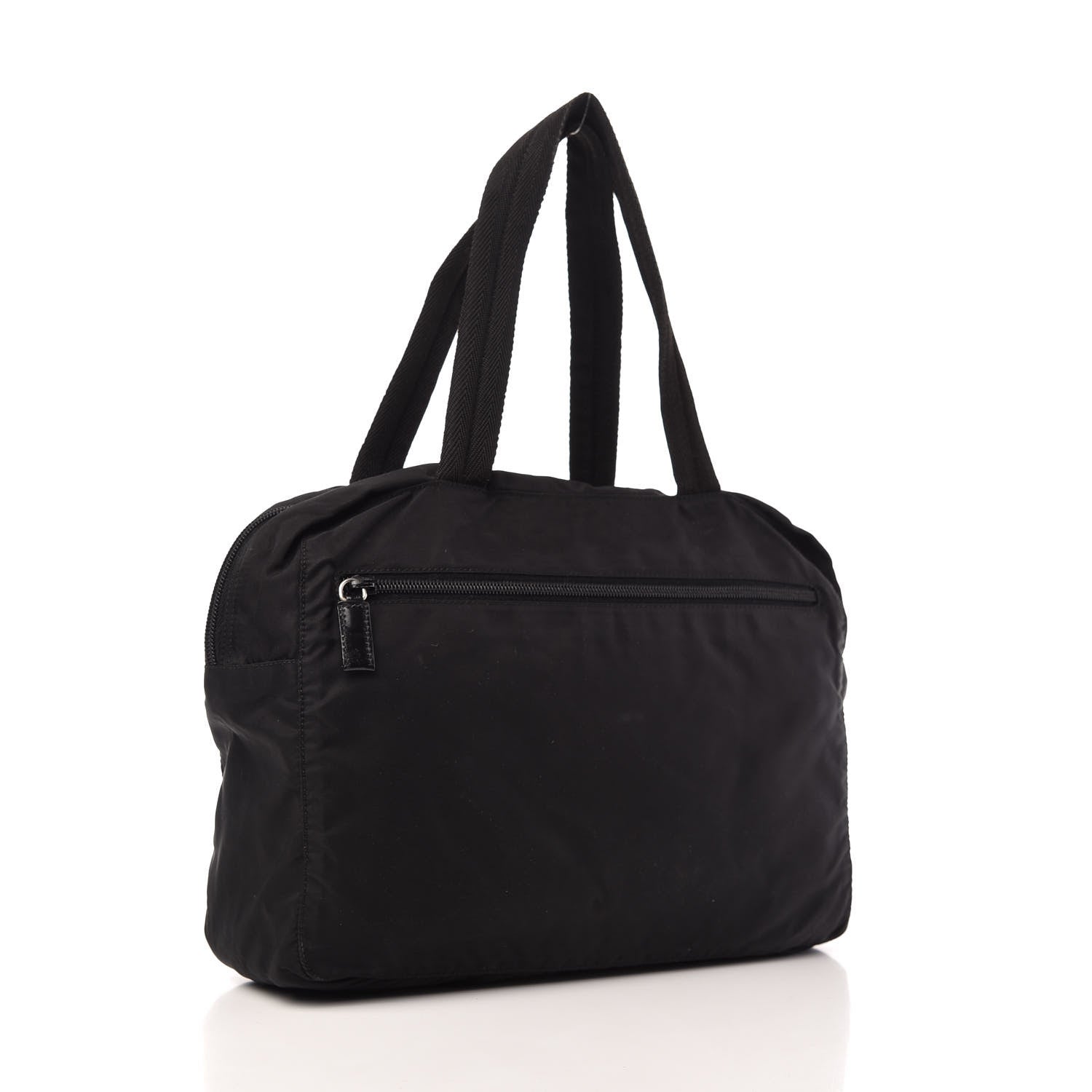 Prada Tessuto Nylon Shoulder Bag Black 3 of 10