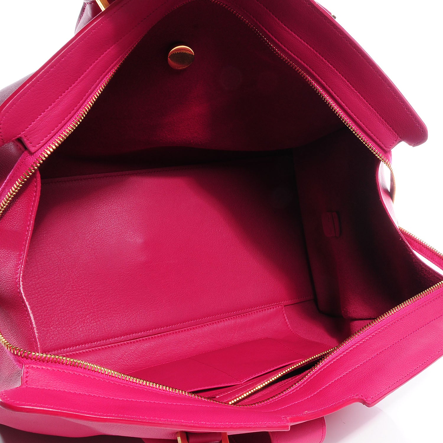 Saint Laurent Leather Medium Classic Cabas Y Bag Fuchsia 5 of 8