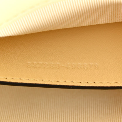 Gucci Lambskin Matelasse Small GG Marmont Shoulder Bag Yellow 7 of 10
