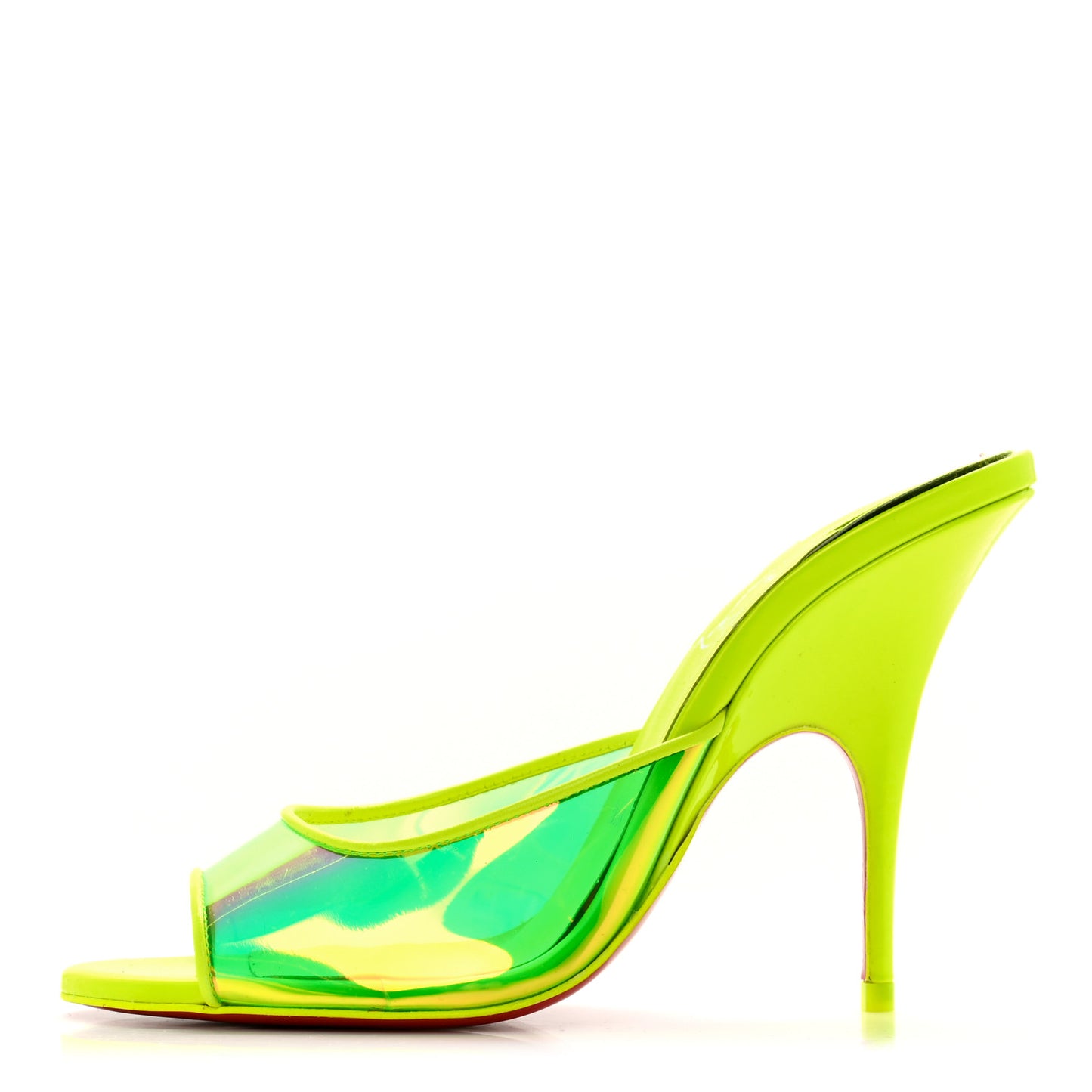 PVC Just Arch 100 Slide Sandals 37.5 Neon Yellow