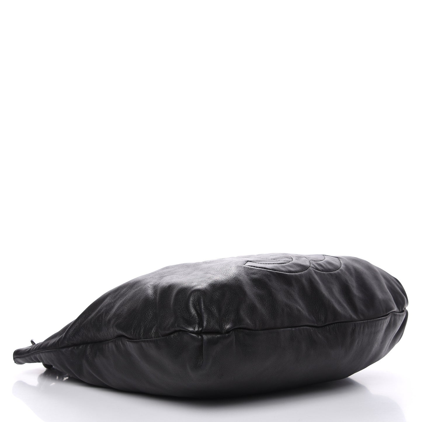 Lambskin Large Soft and Chain Hobo Black