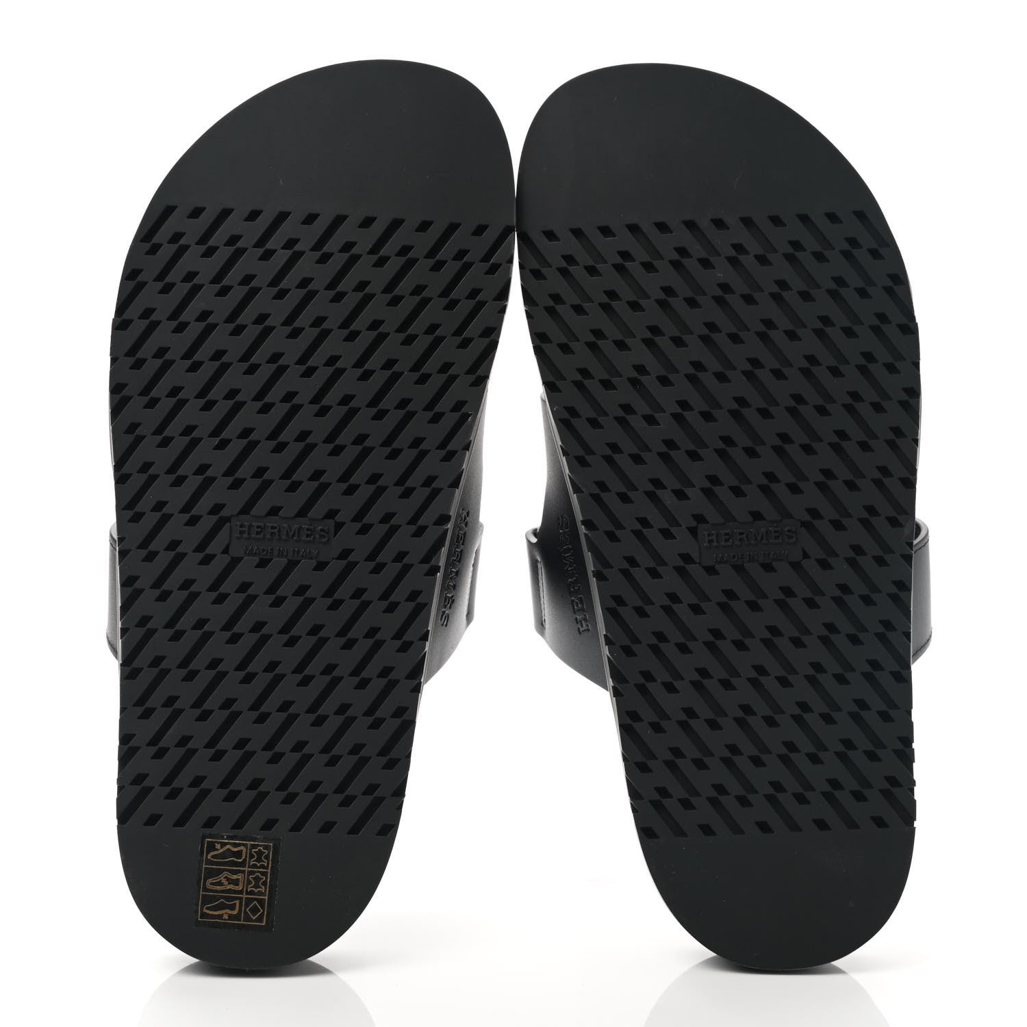 Hermes Calfskin Womens Chypre Sandals 36 Black 5 of 8