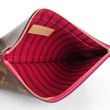Louis Vuitton Monogram Neverfull MM GM Pochette Pivoine 5 of 8