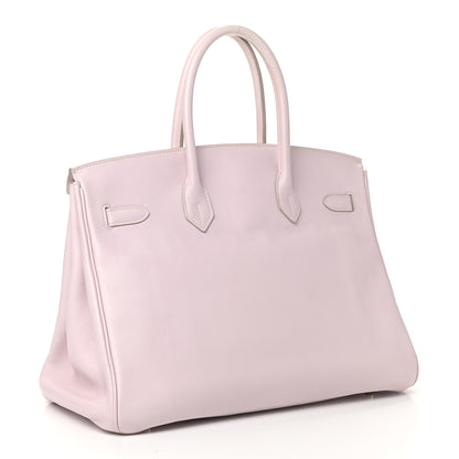 Hermes Swift Birkin 35 Rose Dragee 2 of 11