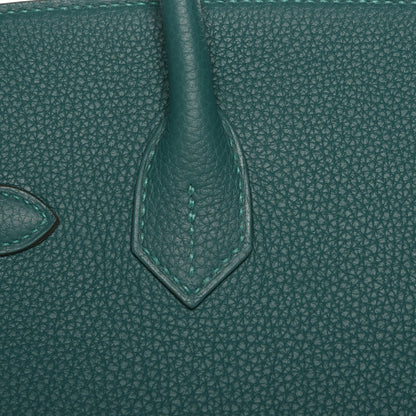 Hermes Togo Birkin 30 Malachite 22 of 32