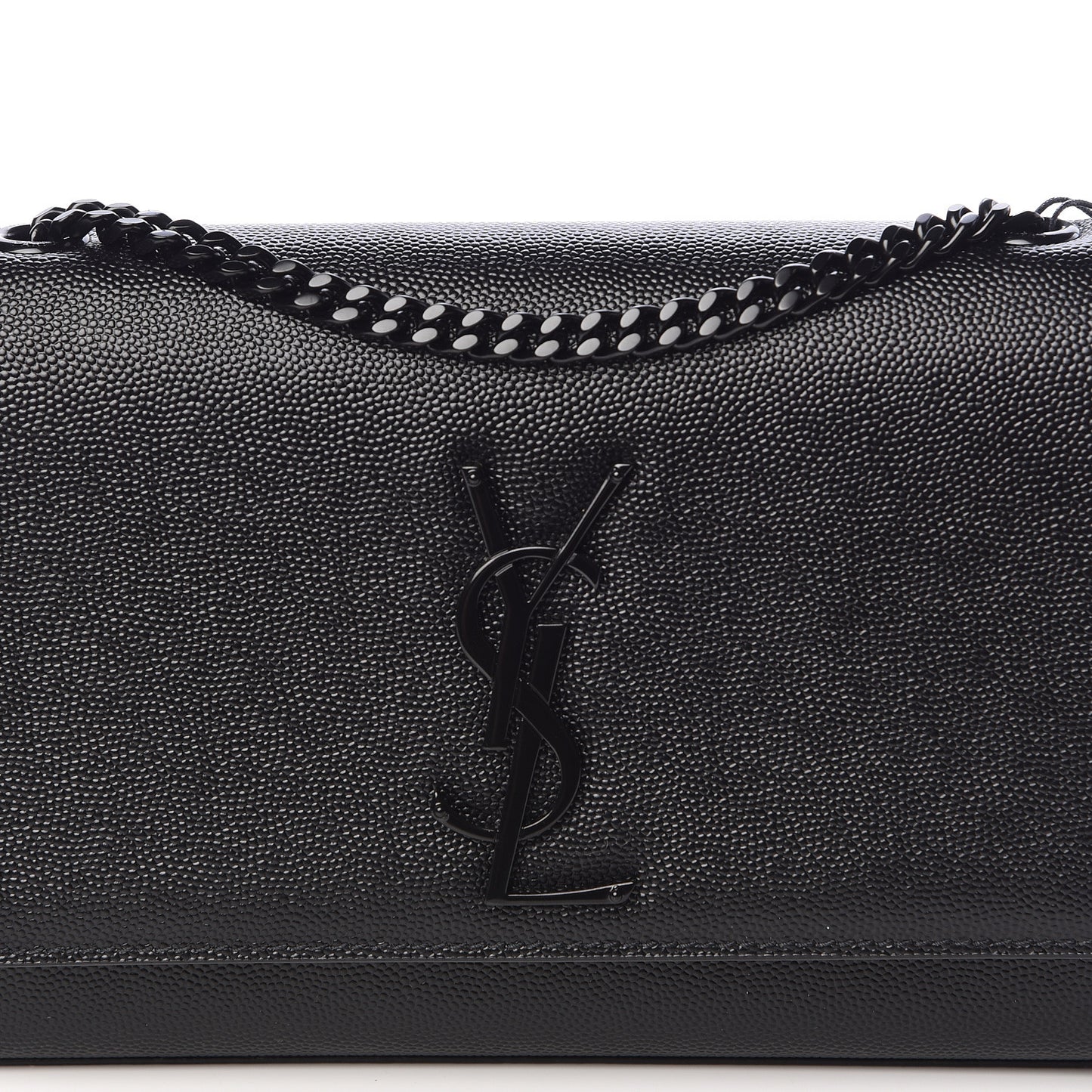 Grain De Poudre Small Monogram Kate Satchel Black