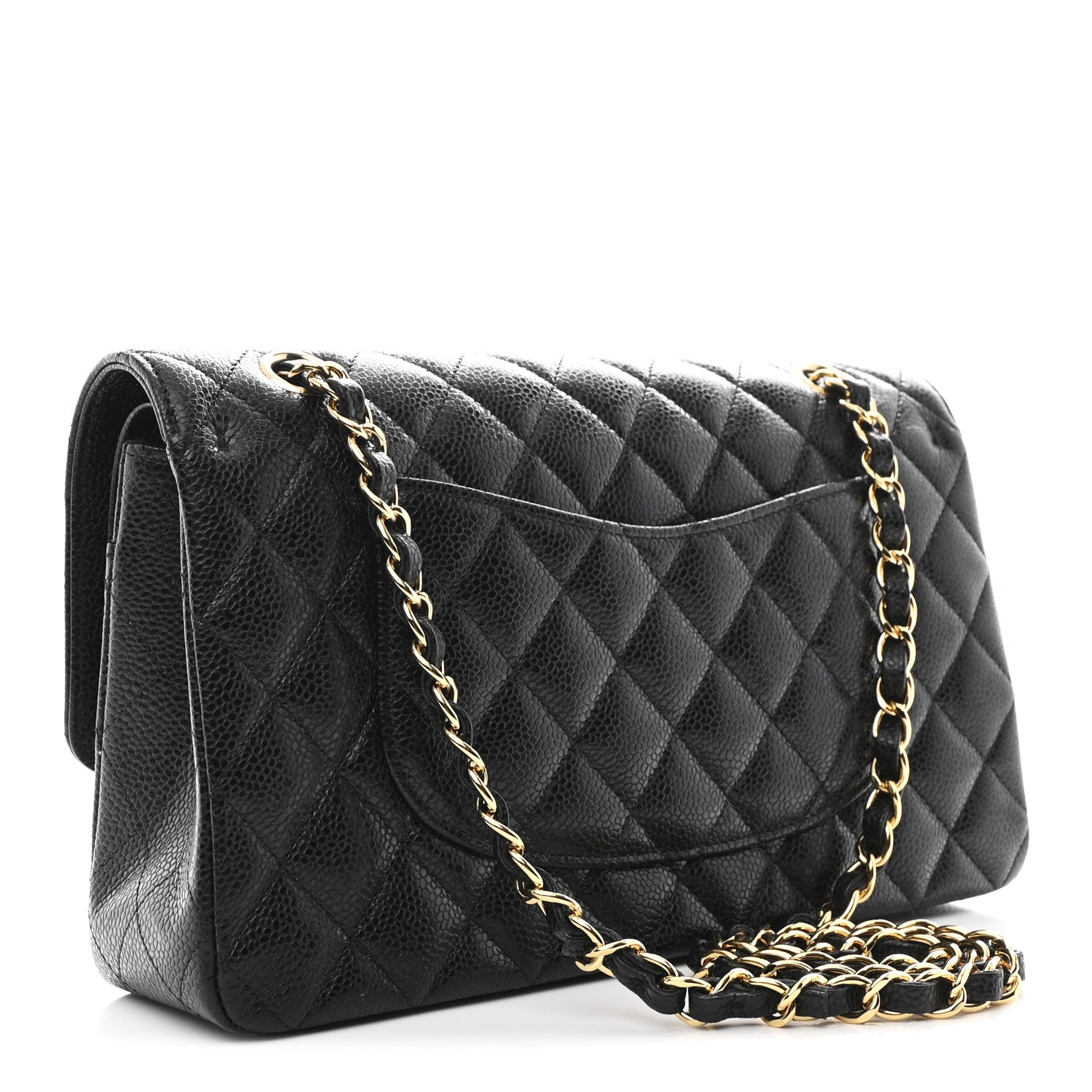 Chanel Caviar Quilted Medium Double Flap Black 3 of 11