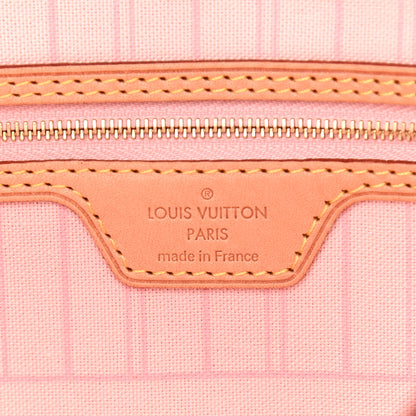 Louis Vuitton Damier Azur Neo Neverfull MM Rose Ballerine 6 of 10
