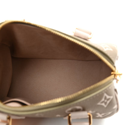 Louis Vuitton Empreinte Monogram Spring in the City Speedy Bandouliere 20 Kaki Beige Cream 5 of 8