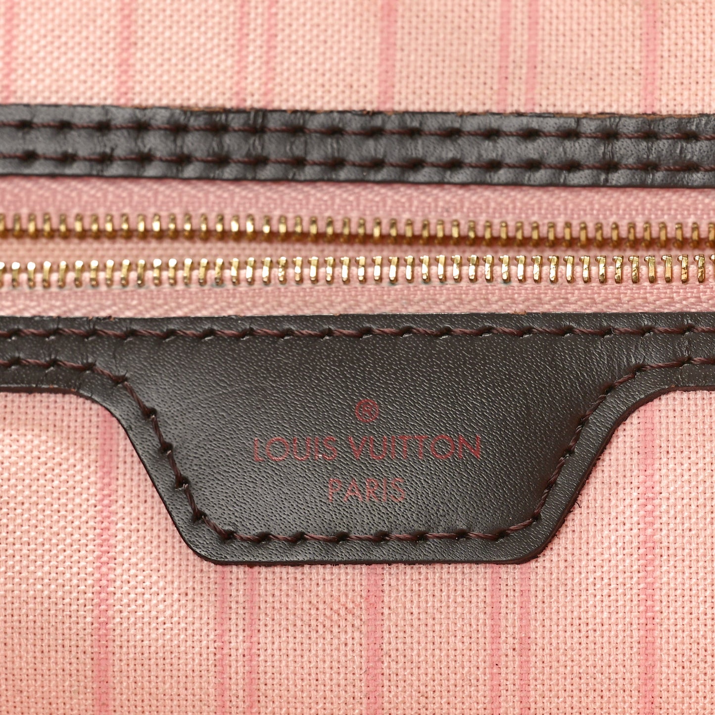 Damier Ebene Neo Neverfull MM Rose Ballerine