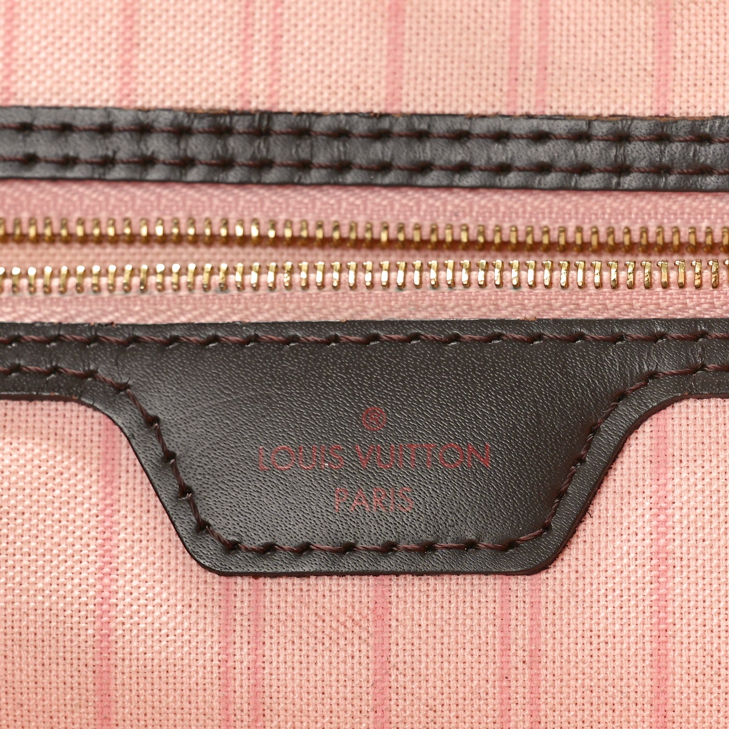 Louis Vuitton Damier Ebene Neo Neverfull MM Rose Ballerine 6 of 13