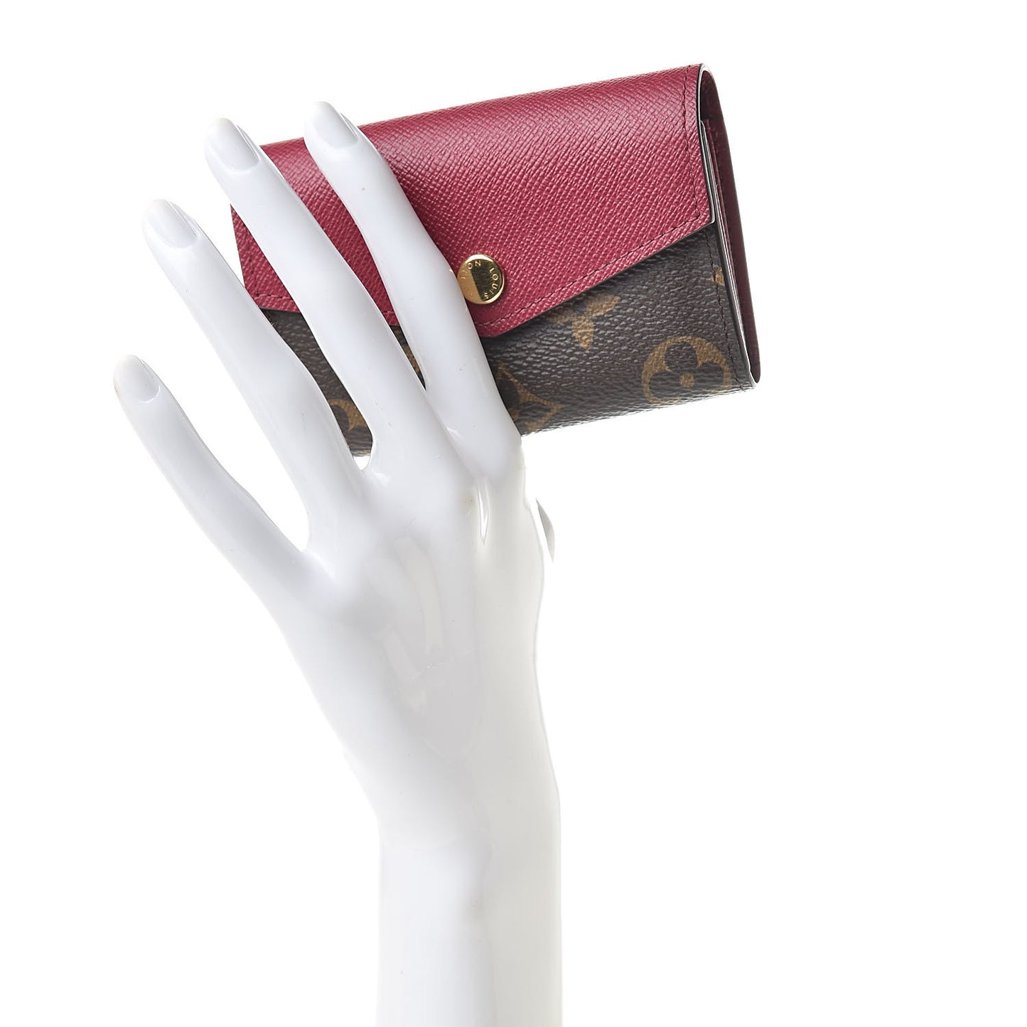 Monogram Sarah Multicartes Fuchsia