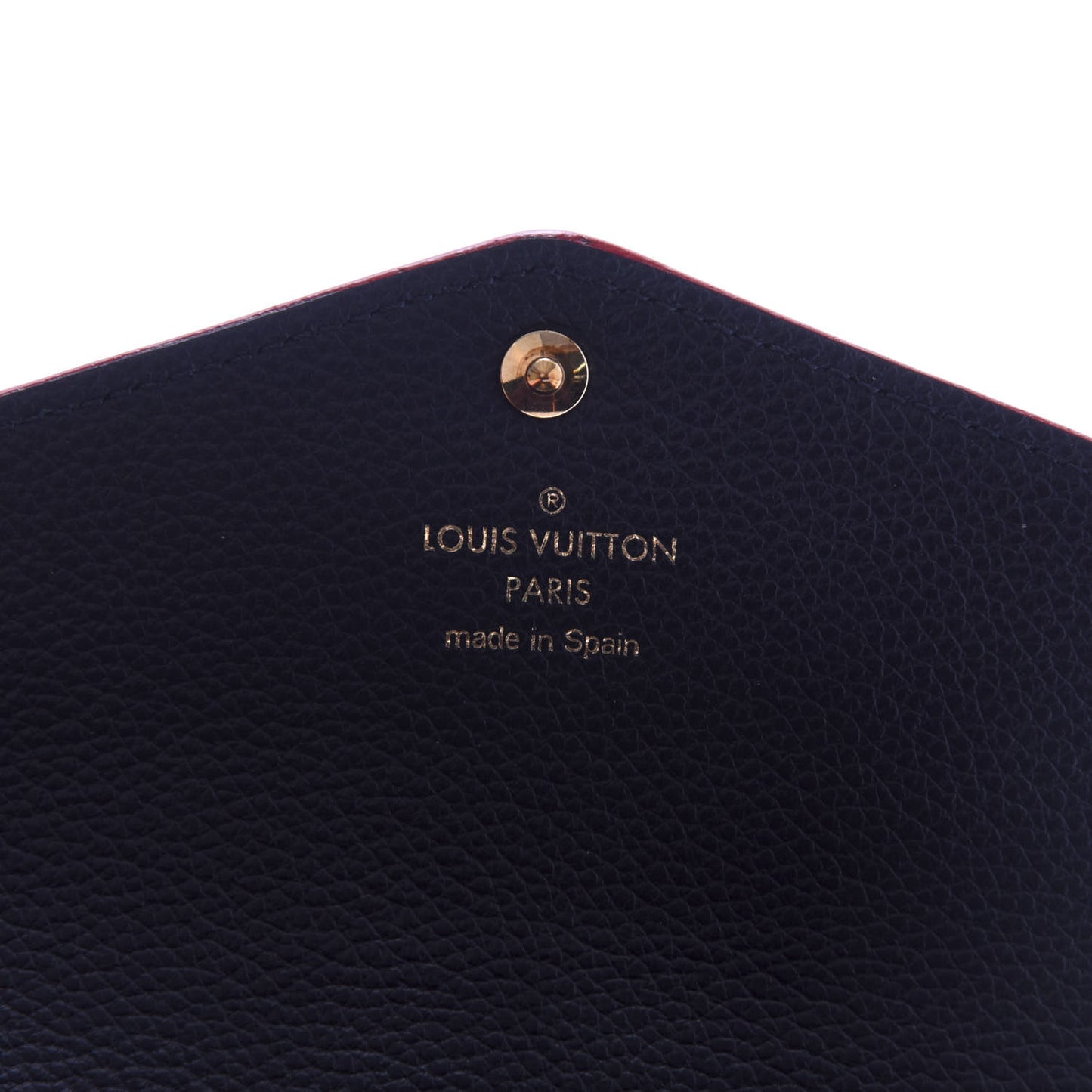 Empreinte Sarah Wallet NM Marine Rouge