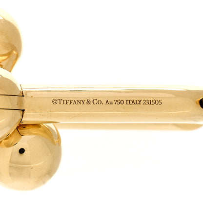 Tiffany 18K Yellow Gold Extra Large HardWear Link Earrings 4 of 5